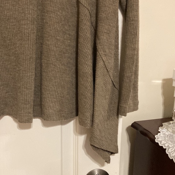 Ciel USA brown long sleeve blouse size S - Picture 6 of 7